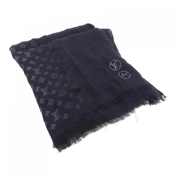 LOUIS VUITTON Black Scarf - Picture 1 of 4